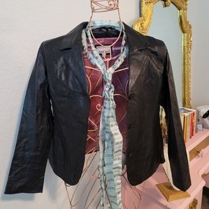 Wilson's Leather Pink Lining Blazer Jacket